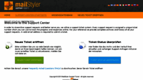 What Support.newslettercreator.com website looked like in 2017 (6 years ago)