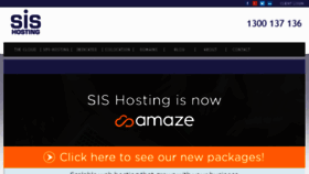 What Sishosting.com.au website looked like in 2017 (6 years ago)