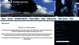 What Spiritedenterprise.com website looked like in 2017 (6 years ago)