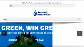 What Summitnaturalgasmaine.com website looked like in 2017 (6 years ago)