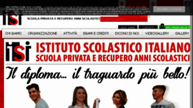 What Scuolaisi.it website looked like in 2017 (6 years ago)