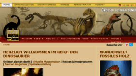 What Sauriermuseum.ch website looked like in 2017 (6 years ago)