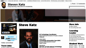 What Stevenkatz.com website looked like in 2017 (6 years ago)