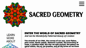 What Sacred-geometry.com website looked like in 2017 (6 years ago)