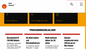 What Shell.dk website looked like in 2017 (6 years ago)