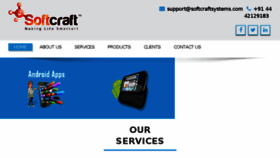 What Softcraftsystems.com website looked like in 2017 (6 years ago)