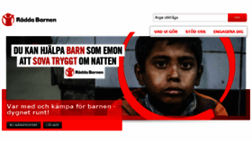 What Savethechildren.se website looked like in 2017 (6 years ago)
