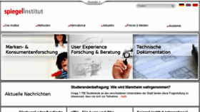 What Spiegel-institut.de website looked like in 2017 (6 years ago)