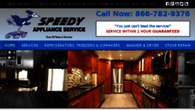 What Speedyapplianceservice.com website looked like in 2017 (6 years ago)