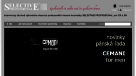 What Selectiveprofessional.cz website looked like in 2017 (6 years ago)