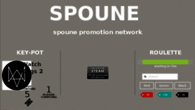 What Spoune.com website looked like in 2017 (6 years ago)