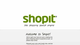 What Shopit.com website looked like in 2017 (6 years ago)