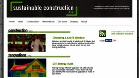 What Sustainableconstructionblog.com website looked like in 2017 (6 years ago)