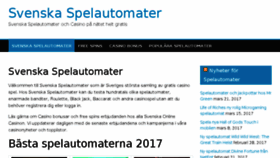 What Svenska-spelautomater.se website looked like in 2017 (6 years ago)