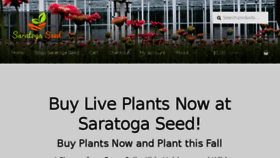What Saratogaseed.com website looked like in 2017 (6 years ago)