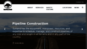 What Sunlandconstruction.com website looked like in 2017 (6 years ago)