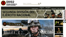 What Segundadivision.mil.co website looked like in 2017 (6 years ago)