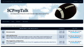 What Scpreptalk.com website looked like in 2017 (6 years ago)