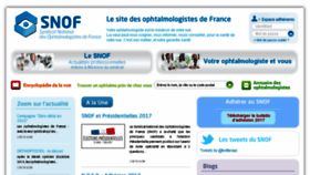 What Snof.org website looked like in 2017 (6 years ago)