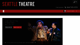 What Seattle-theatre.com website looked like in 2017 (6 years ago)
