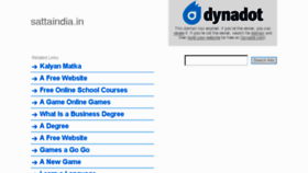What Sattaindia.in website looked like in 2017 (7 years ago)