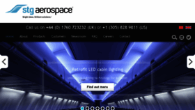 What Stgaerospace.com website looked like in 2017 (6 years ago)