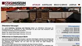 What Stasimuseum.de website looked like in 2017 (6 years ago)