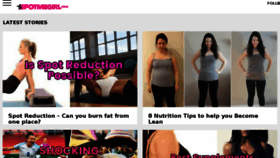 What Spotmegirl.com website looked like in 2017 (6 years ago)