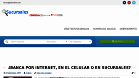 What Sucursales.com.mx website looked like in 2017 (6 years ago)