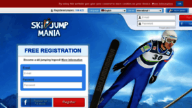 What Skijumpmania.com website looked like in 2017 (6 years ago)
