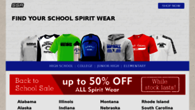 What Spiritschoolapparel.com website looked like in 2017 (6 years ago)