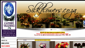 What Silkflowers.co.za website looked like in 2017 (6 years ago)