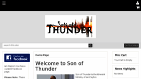 What Sonofthunder.org website looked like in 2017 (6 years ago)