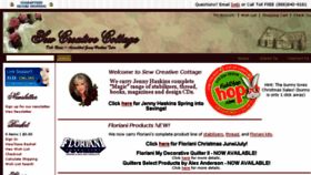 What Sewcreativecottage.com website looked like in 2017 (6 years ago)