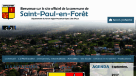 What Saintpaulenforet.fr website looked like in 2017 (6 years ago)