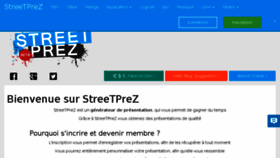 What Streetprez.com website looked like in 2017 (6 years ago)