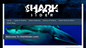 What Sharksider.com website looked like in 2017 (6 years ago)