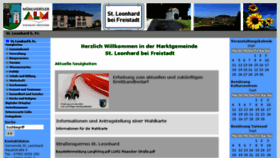 What Stleonhard.at website looked like in 2017 (6 years ago)