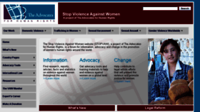 What Stopvaw.org website looked like in 2017 (6 years ago)