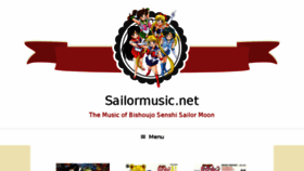 What Sailormusic.net website looked like in 2017 (6 years ago)