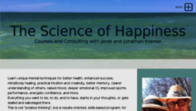 What Scienceofhappiness.com website looked like in 2017 (6 years ago)