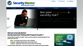What Securitymentor.com website looked like in 2017 (6 years ago)