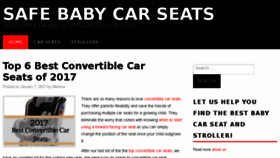 What Safebabycarseats.info website looked like in 2017 (6 years ago)