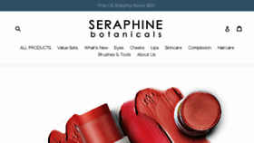 What Seraphinebotanicals.com website looked like in 2017 (6 years ago)