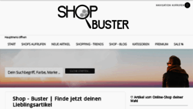 What Shop-buster.com website looked like in 2017 (6 years ago)