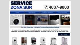 What Servicezonasur.com.ar website looked like in 2017 (6 years ago)
