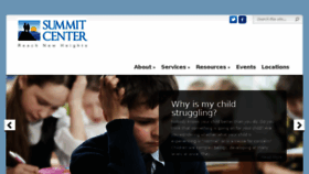 What Summitcenter.us website looked like in 2017 (6 years ago)