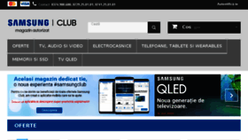 What Samsungclub.ro website looked like in 2017 (8 years ago)