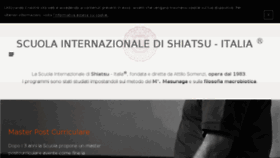 What Shiatsu.it website looked like in 2017 (6 years ago)