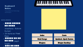 What Synthesizernotes.com website looked like in 2017 (6 years ago)